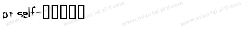 pt self字体转换